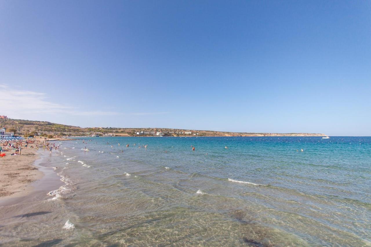 Pool And Sea Merill Apartments - Happy Rentals Mellieħa Kültér fotó